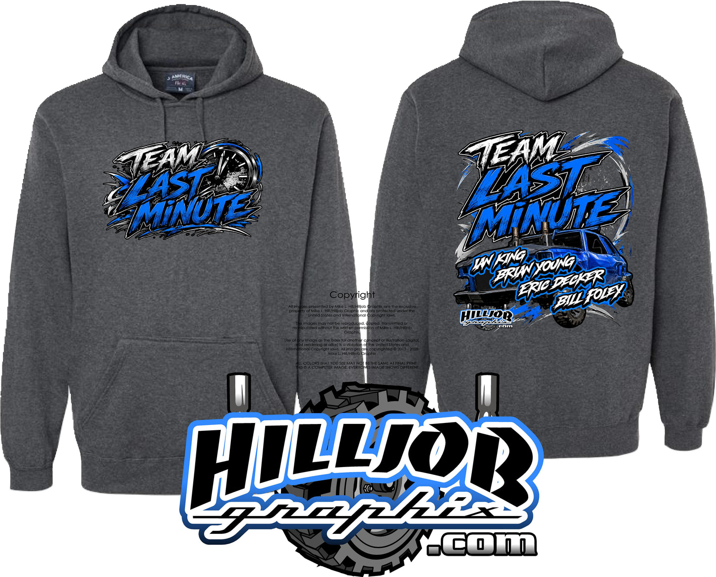 #412 Team Last Minute Tailgate Hoodie