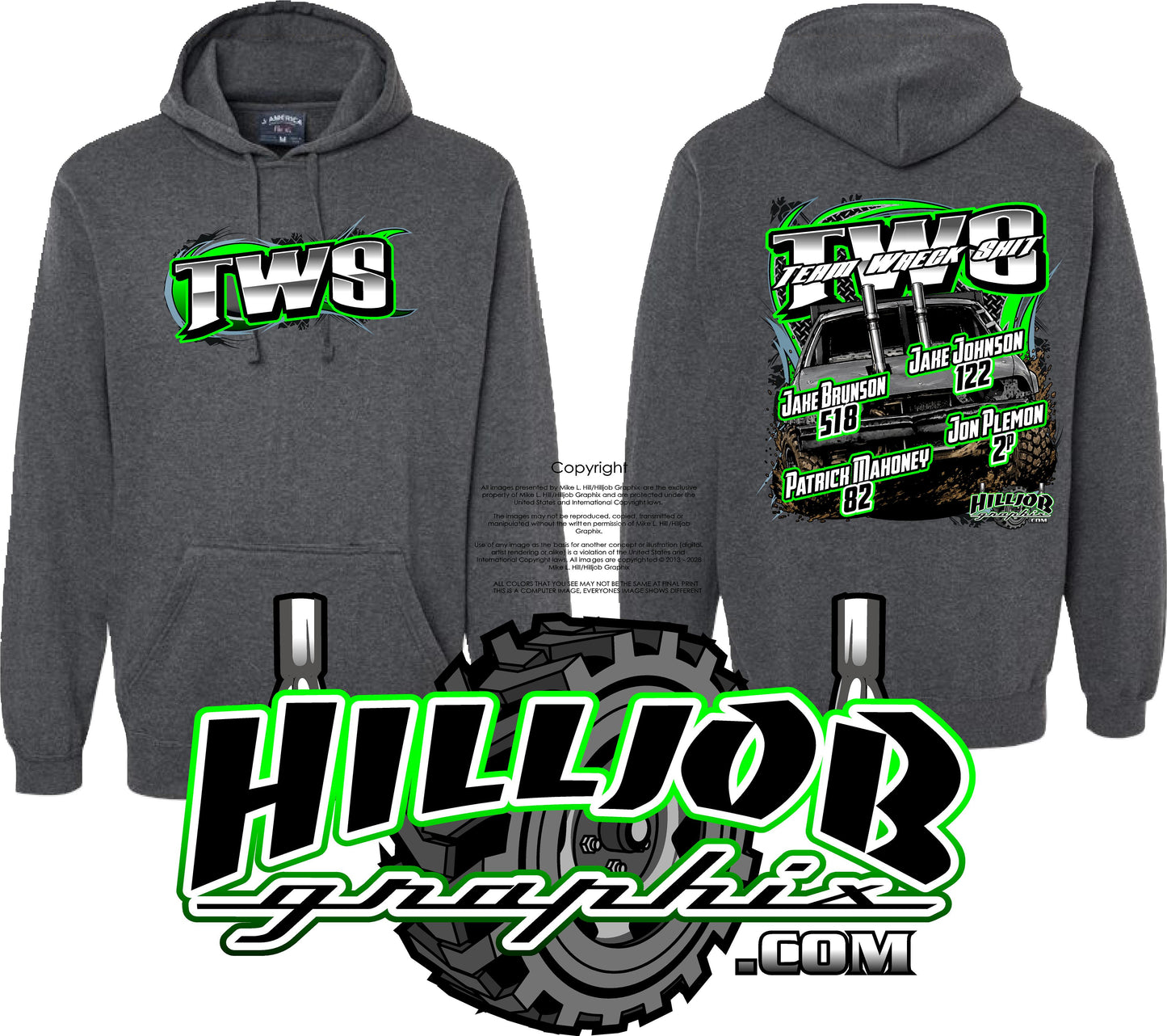 #425 Team TWS Tailgate Hoodie