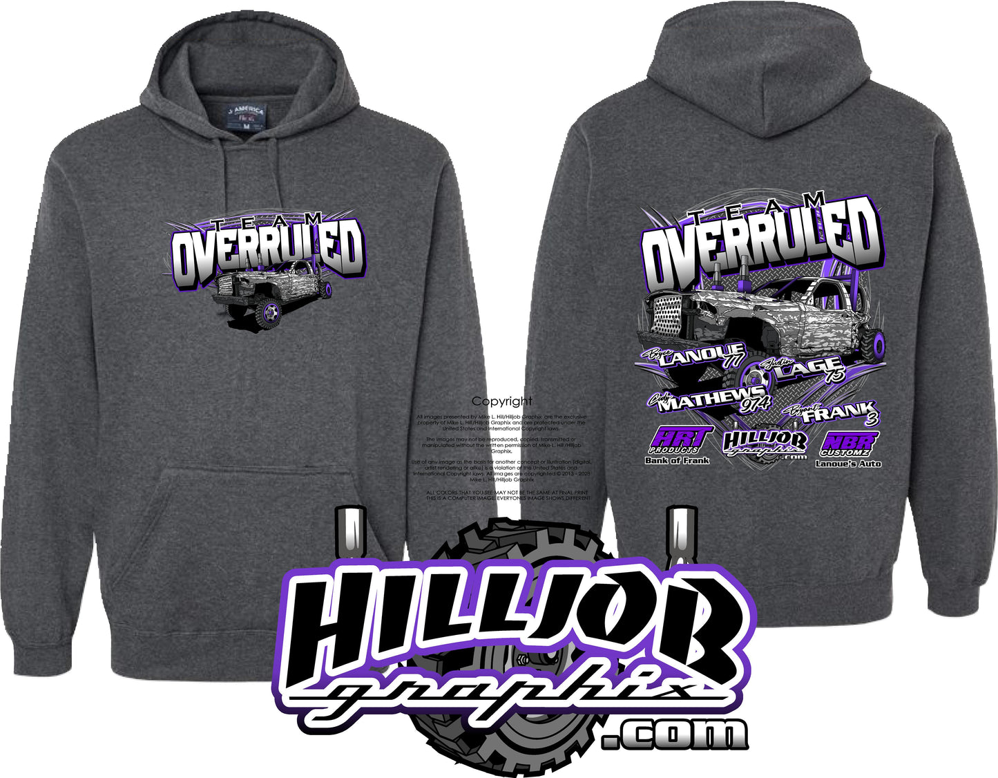 #404 Team Overruled Tailgate Hoodie