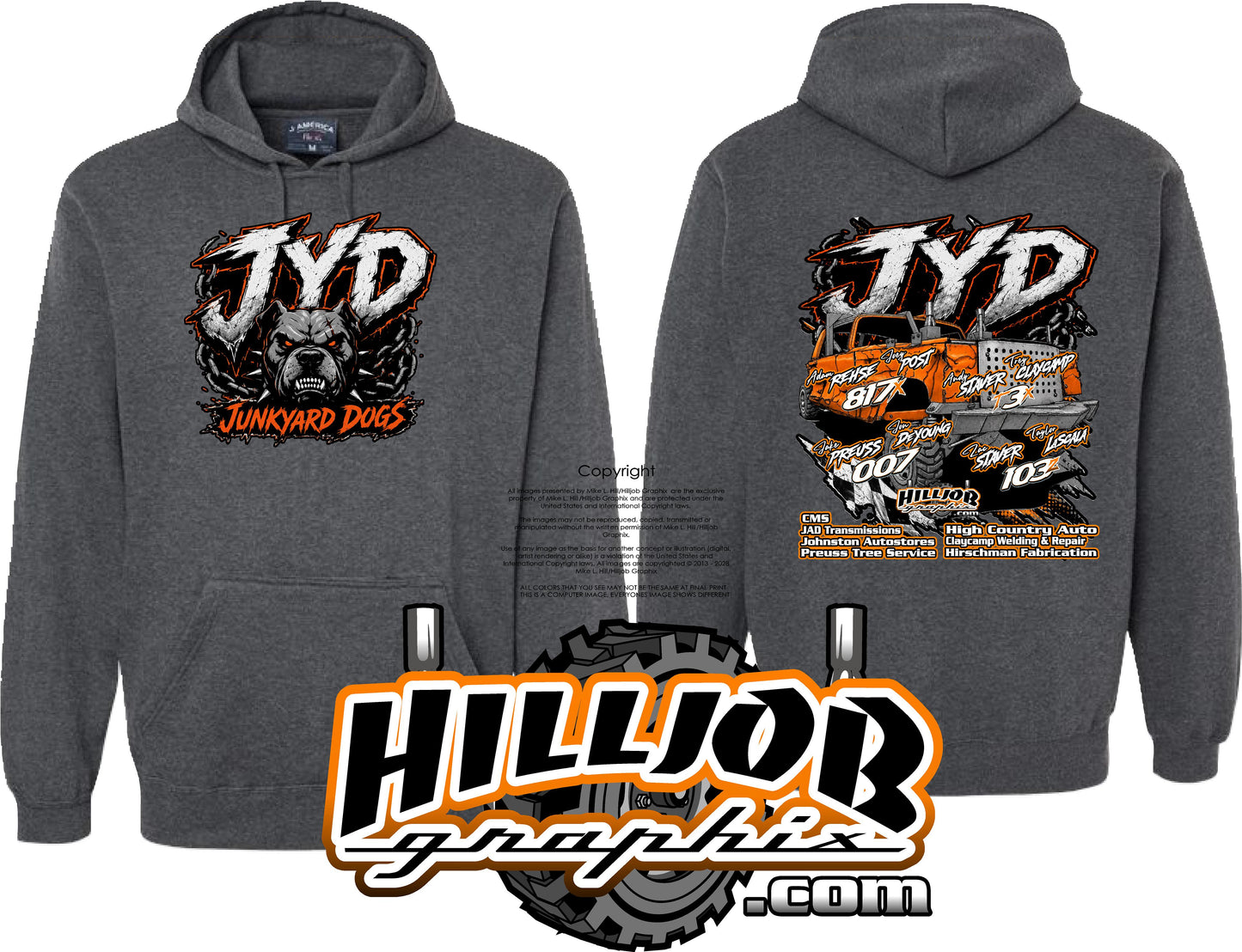 #395 Team JYD Tailgate Hoodie