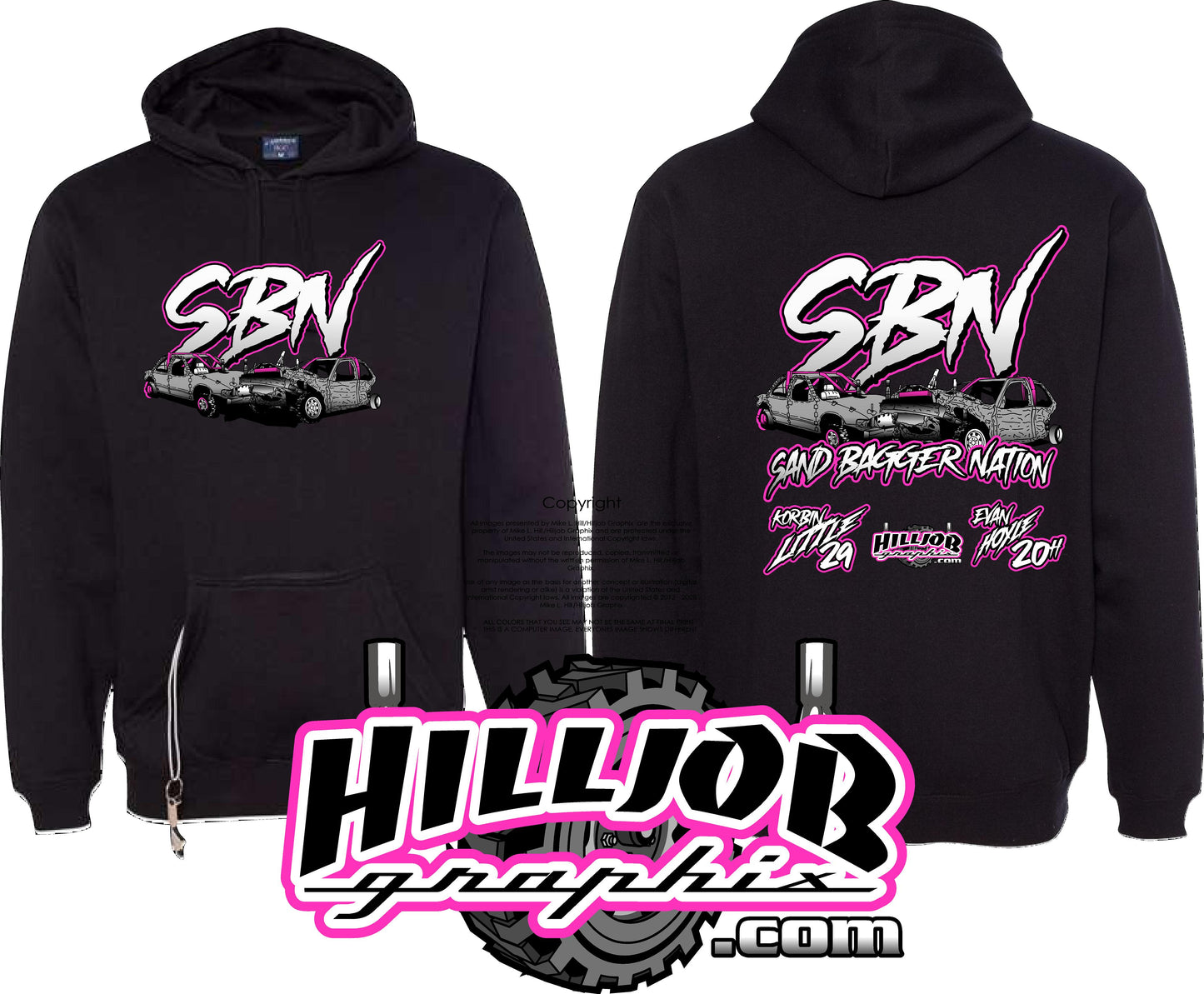 #396 Team Sandbagger Nation Tailgate Hoodie