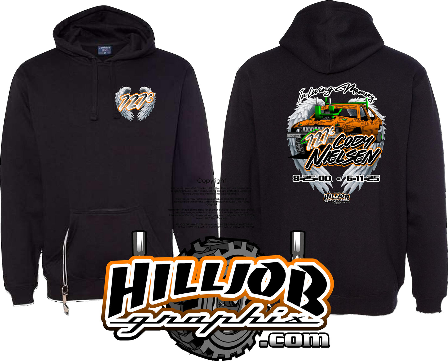 #389 Shyan Bennett Cody Tribute Tailgate Hoodie
