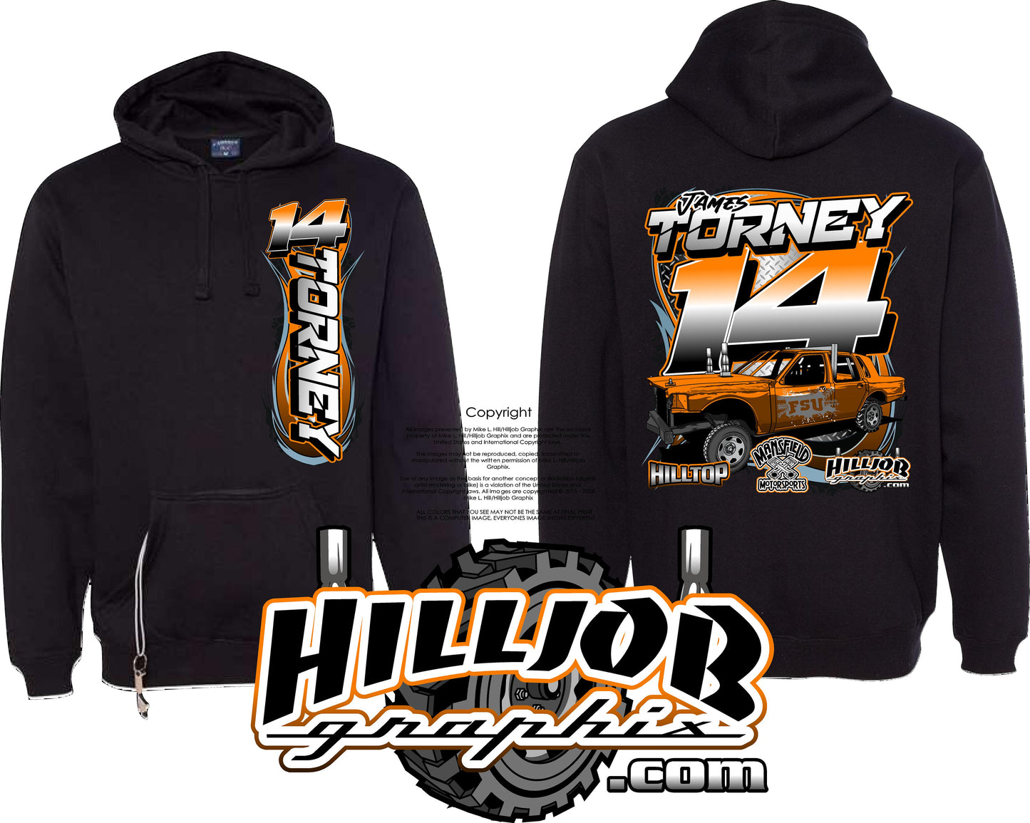 #345 James Torney Tailgate Hoodie