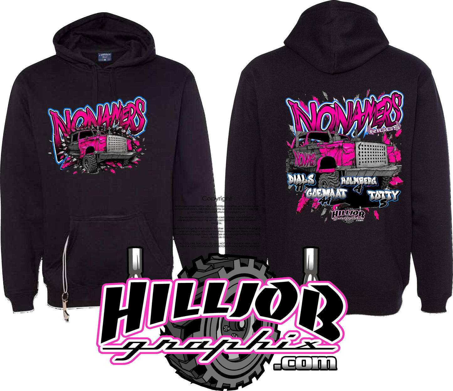 #408 Team Nonamers Tailgate Hoodie