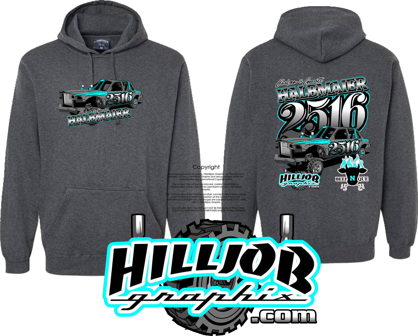 #251 Garrett and Chelsea Halbmaier Tailgate Hoodie