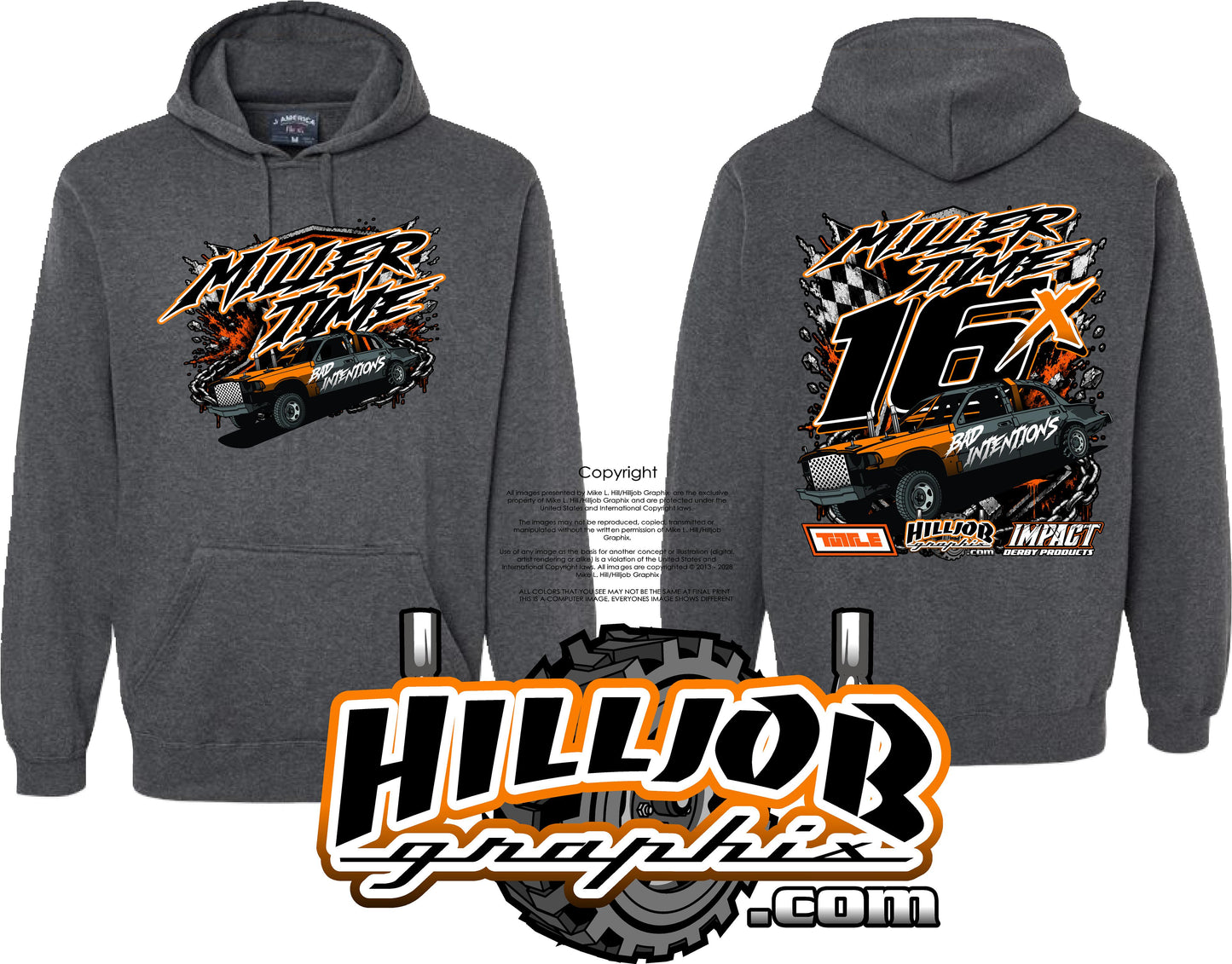 #390 Miller Time Tailgate Hoodie