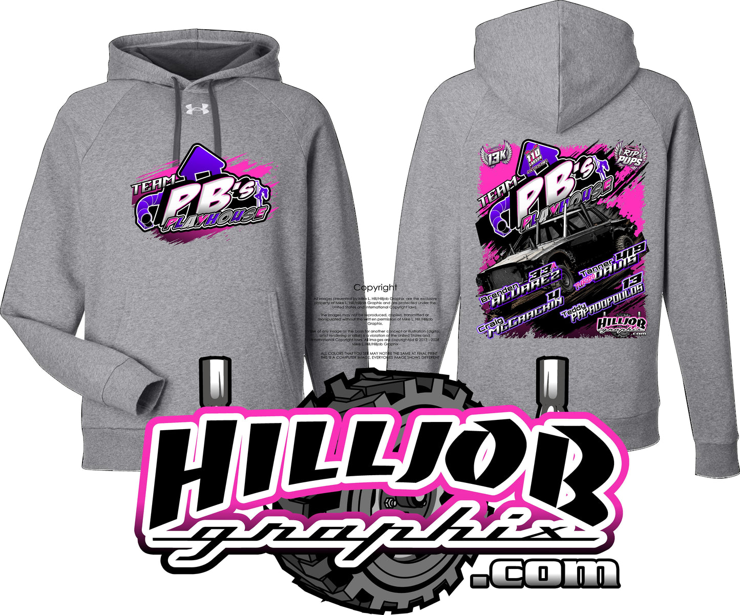 #409 Team PB's Playhouse Under Armour Hoodie