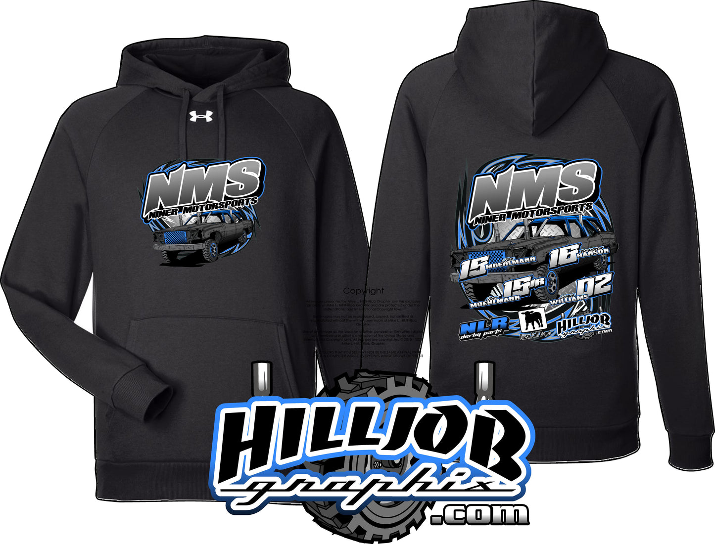 #343 Team NMS Carnage 2026 Under Armour Hoodie