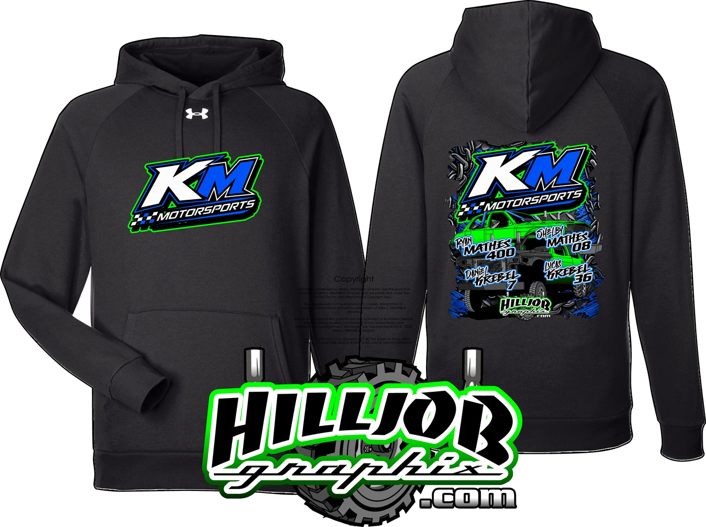 #380 KM Motorsports Under Armour Hoodie