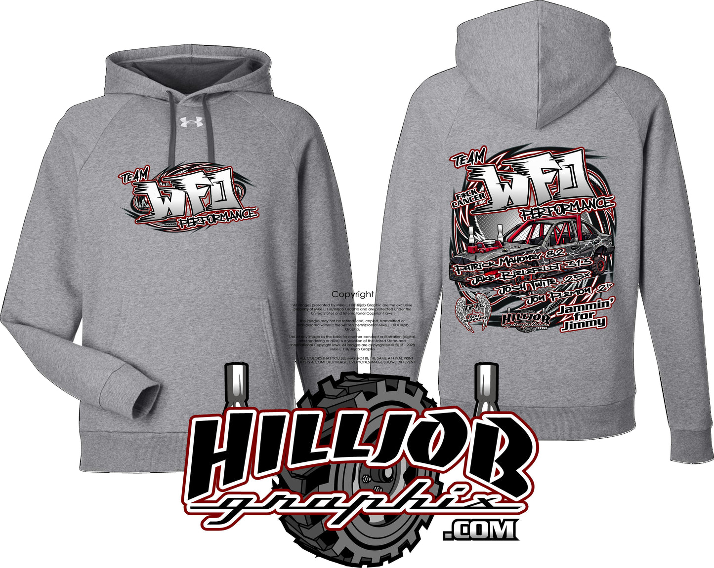 #355 Team WFO Under Armour Hoodie