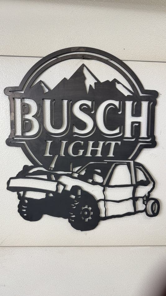 Busch Light W-body Metal Sign