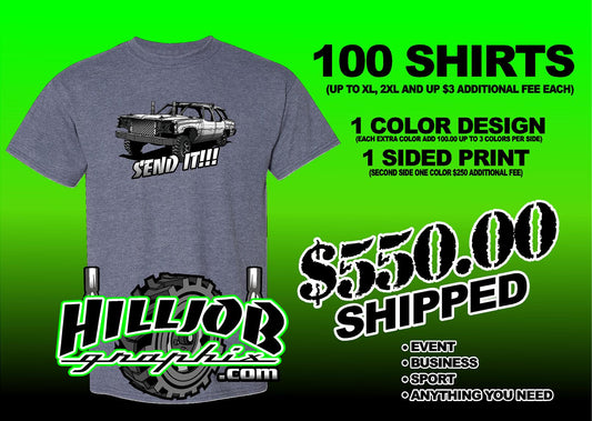 100 SHIRTS FOR 550.00 DEAL
