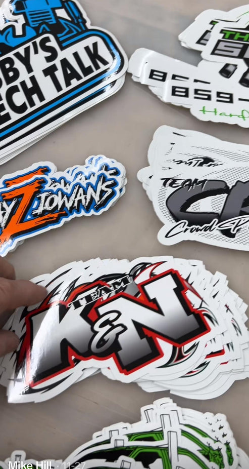 Stickers (custom and different sizes) – Hilljob Graphix