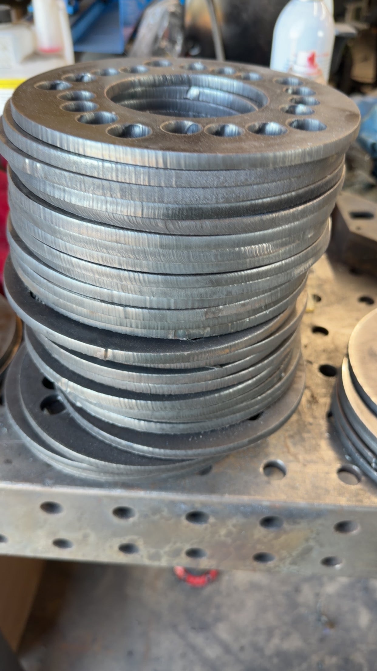 1/4 inch thick wheel centers