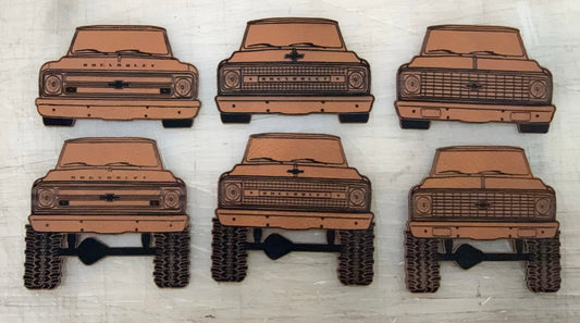 67-72 Chevy/GMC Leather Patch Hat (FLEX FIT)