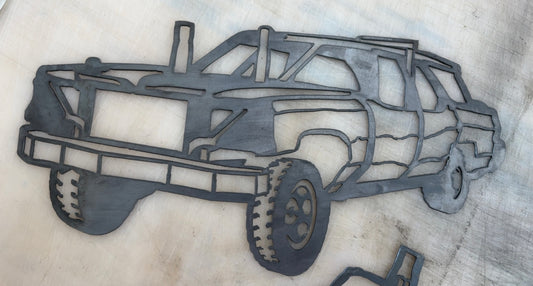 Derby Car Metal Signs
