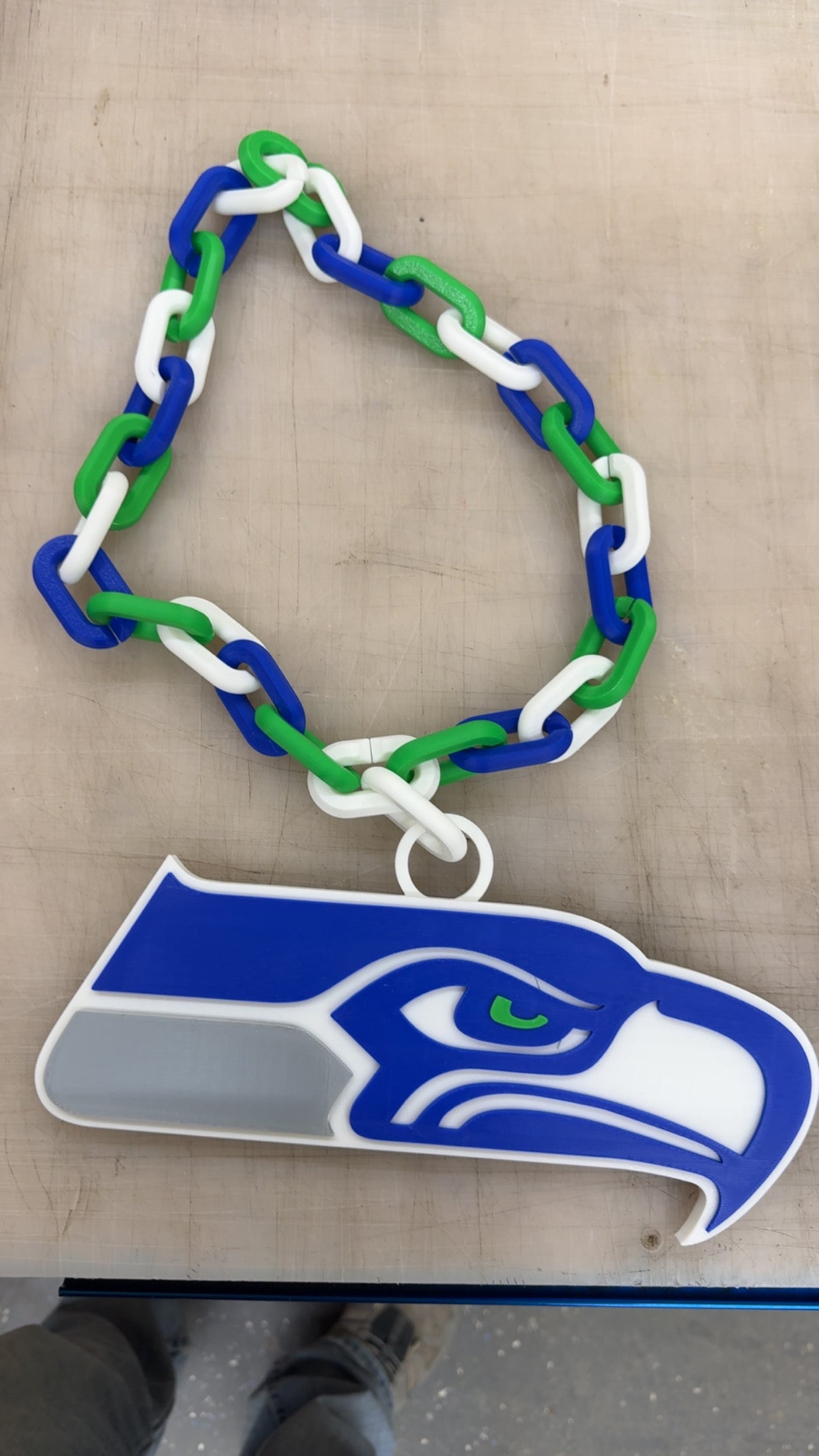 Seahawks necklace