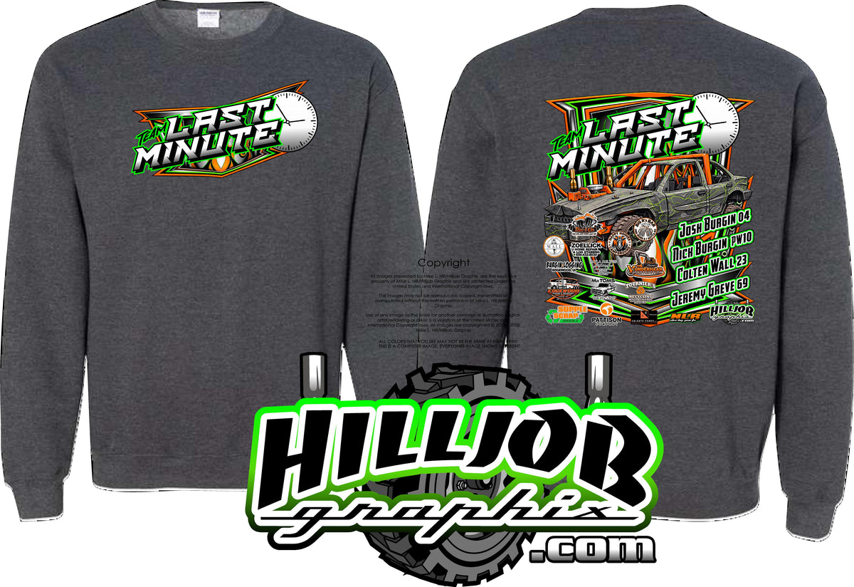 #433 Team Last Minute Compact Crewneck