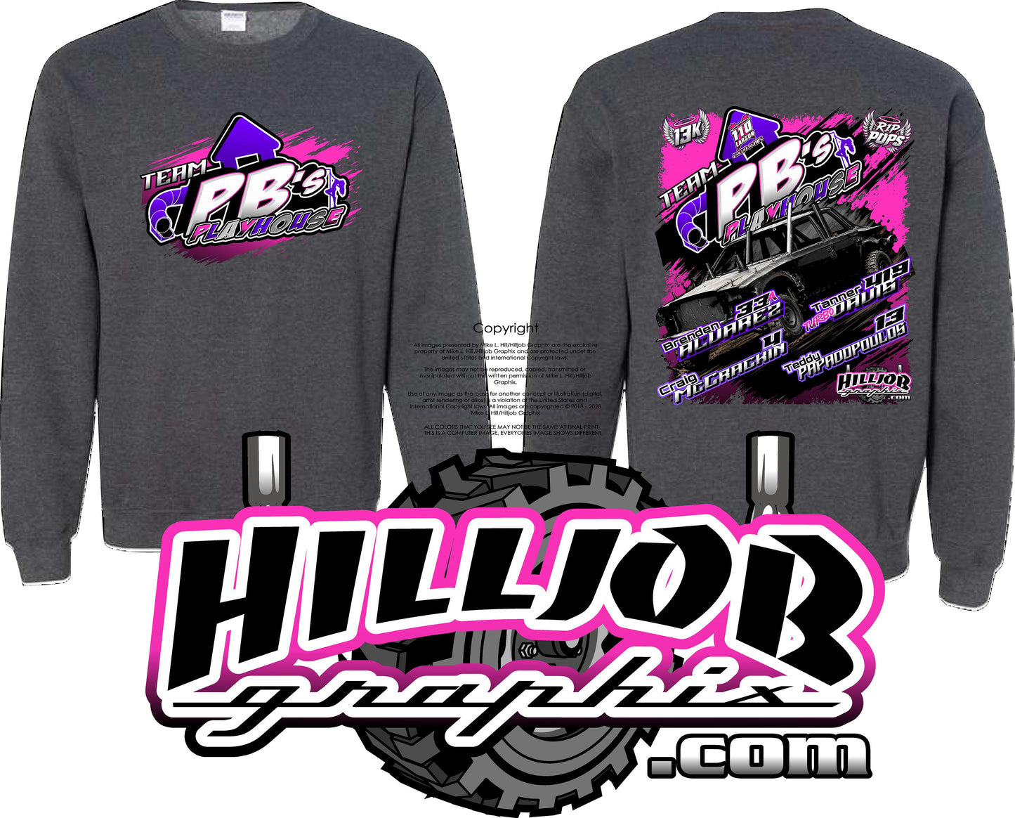 #409 Team PB's Playhouse Crewneck