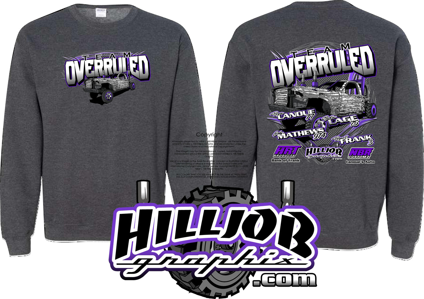 #404 Team Overruled Crewneck