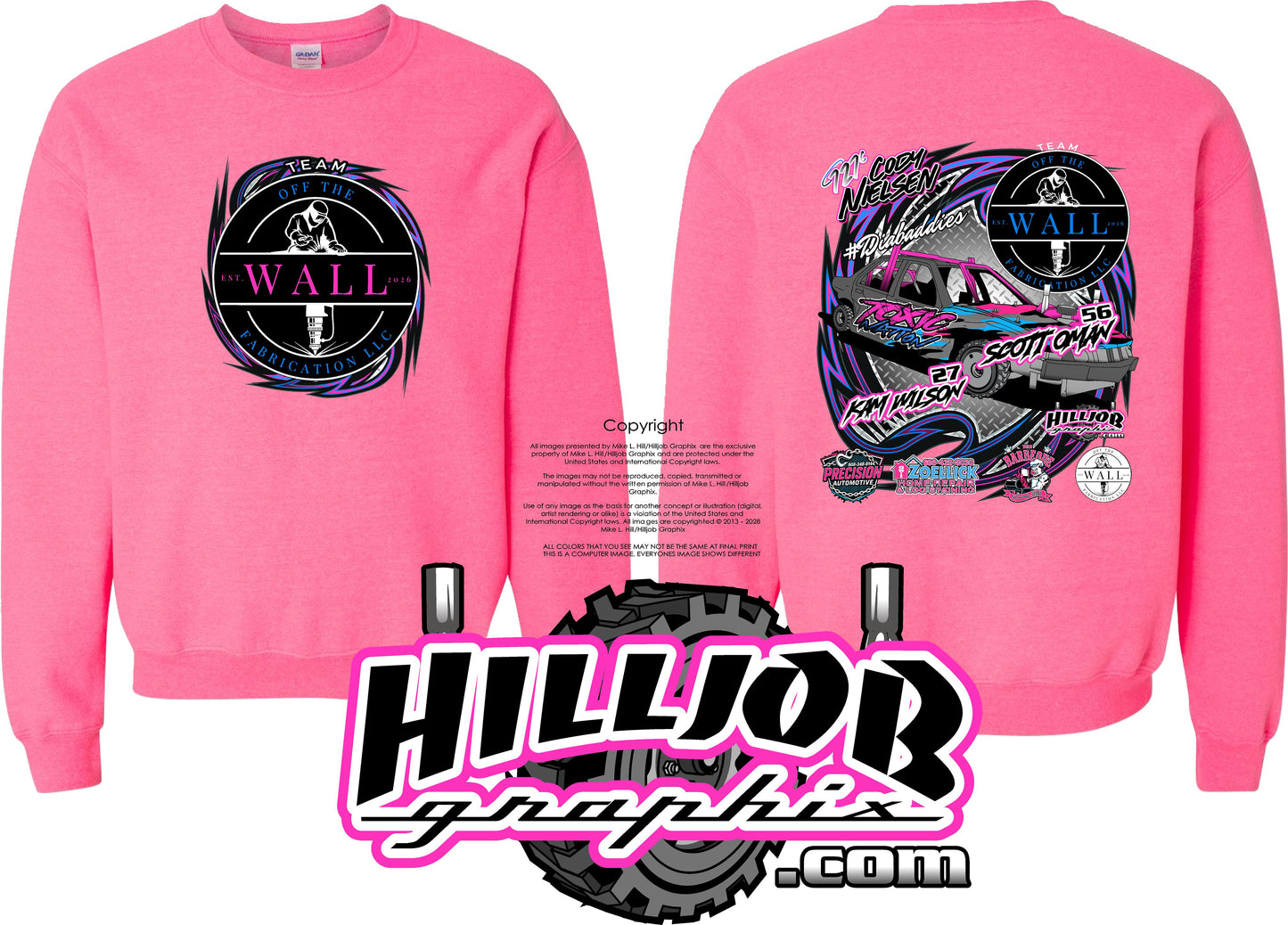 #382 Team Off the Wall Crewneck