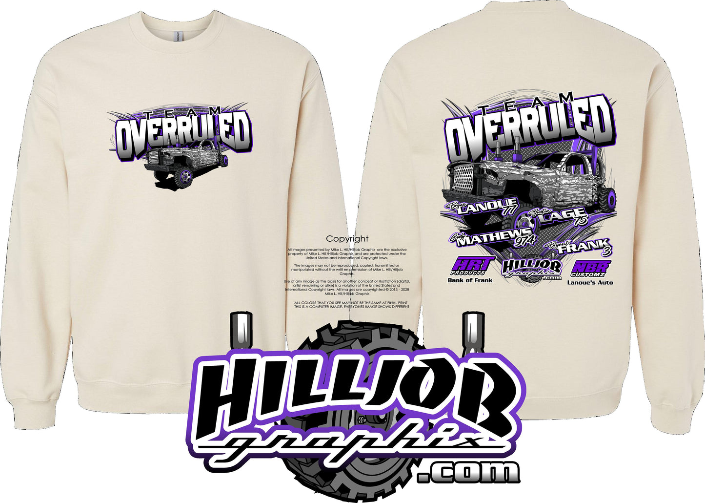 #404 Team Overruled Crewneck