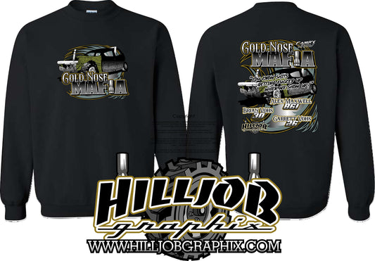 #235 Gold Nose Mafia Crewneck Sweatshirt