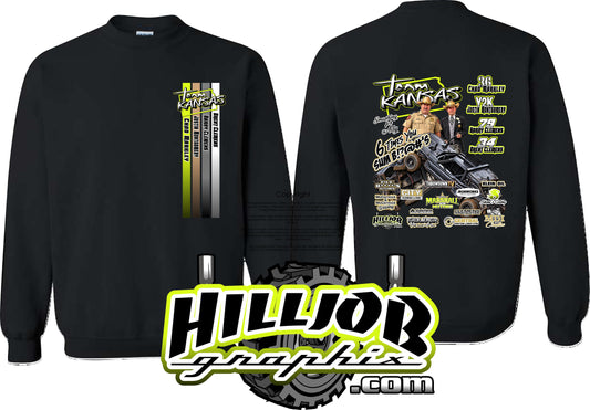 #423 Team Kansas Crewneck