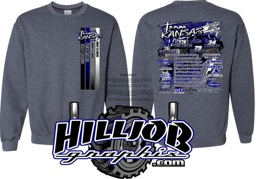 #301 Team Kansas Crewneck