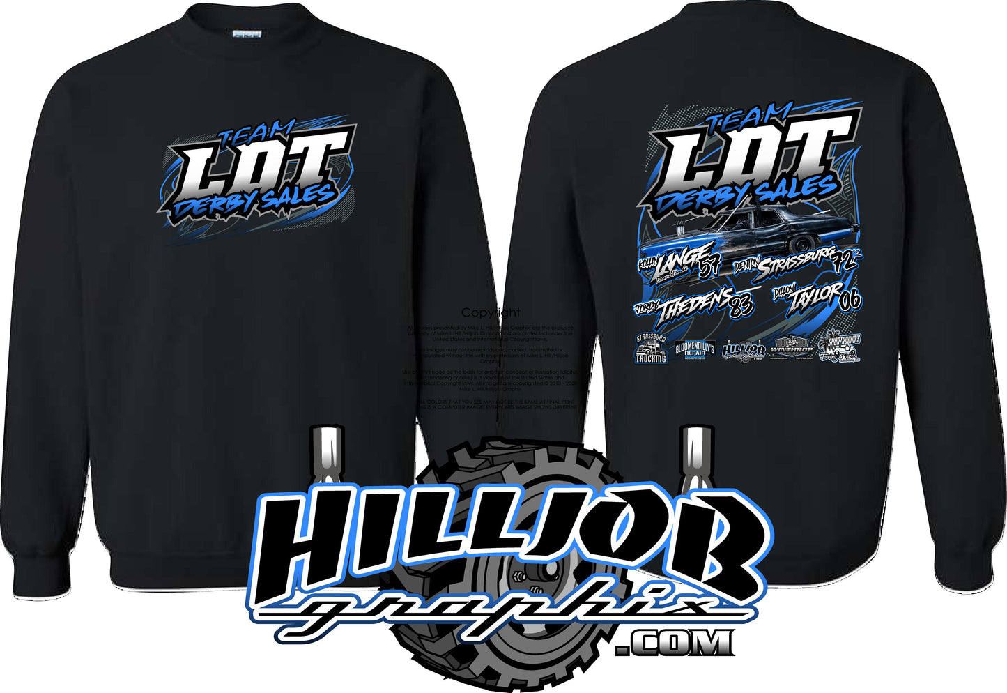 #398 Team LDT Derby Sales Crewneck
