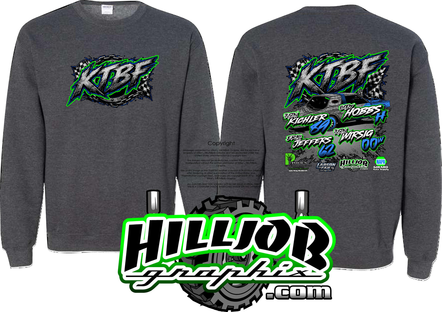 #401 Team KTBF Crewneck
