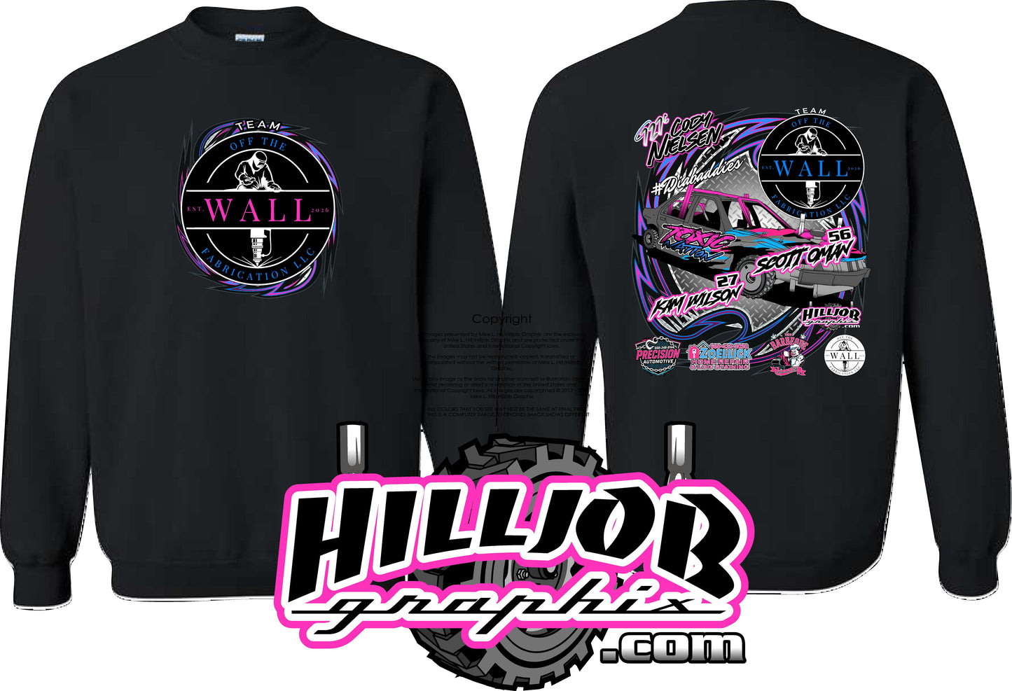 #382 Team Off the Wall Crewneck