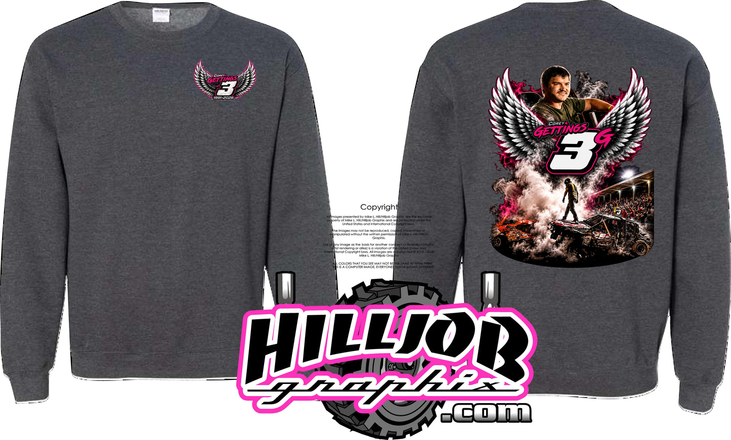 #391 Corey Gettings Memorial Crewneck
