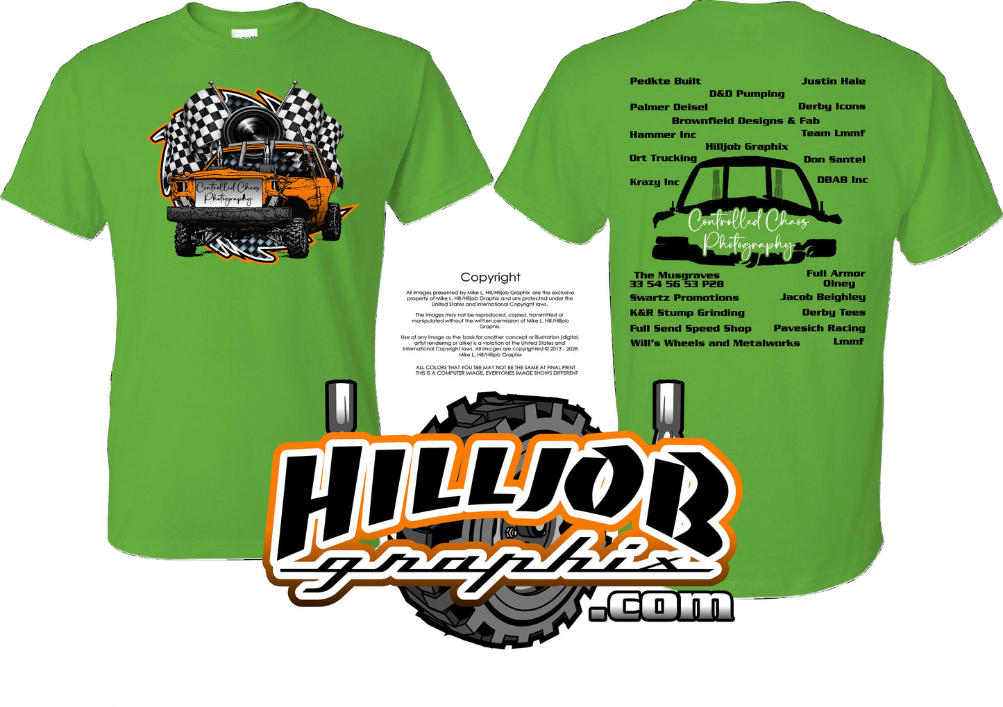 #353 Controlled Chaos Photography T-shirt