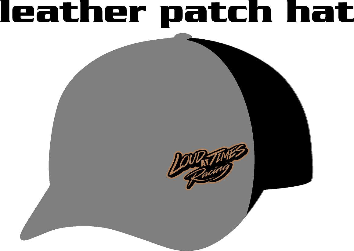 #352 Loud at Times Racing Leather Patch Hat