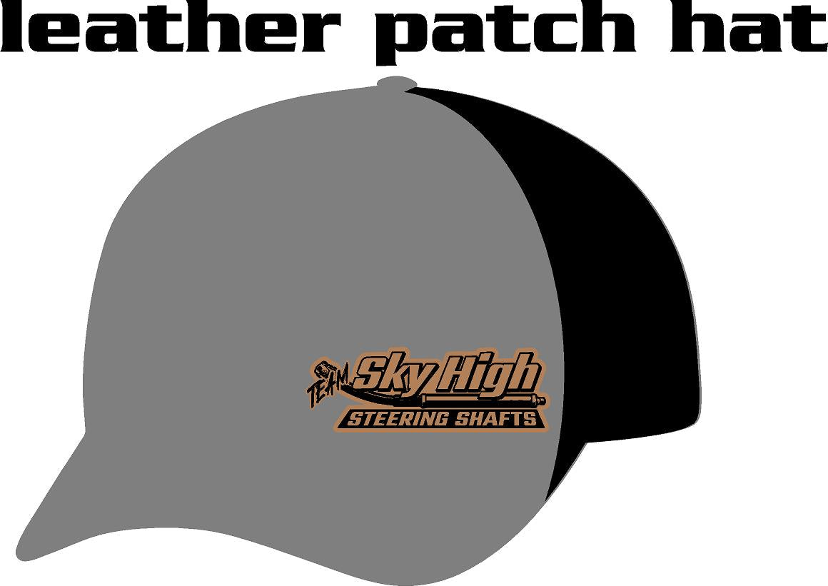 #416 Team Sky High Leather Patch Hat