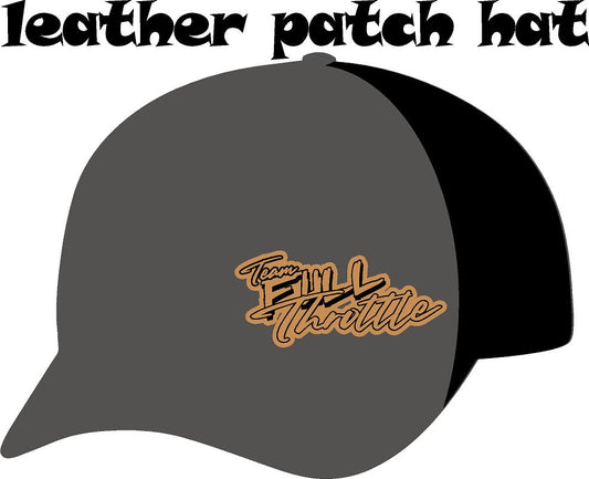 #257 Team Full Throttle Gold Rush 2025 Leather Patch Hat