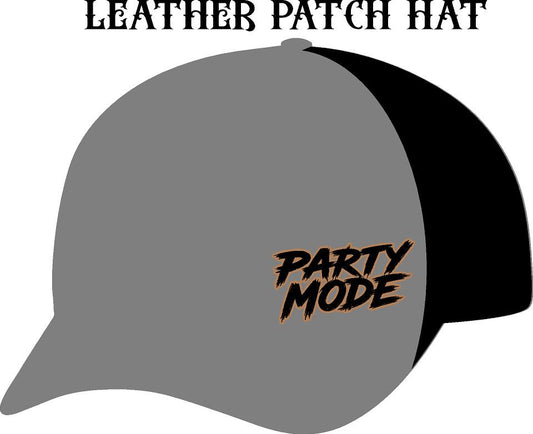 #393 Team Party Mode Leather Patch Hat