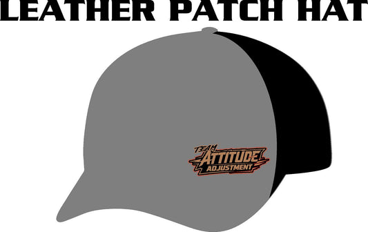 #342 Team Attitude Adjustment Leather Patch Hat