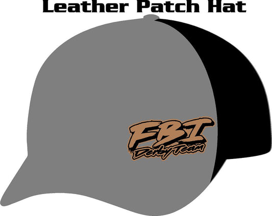 #298 Team FBI Leather Patch Hat