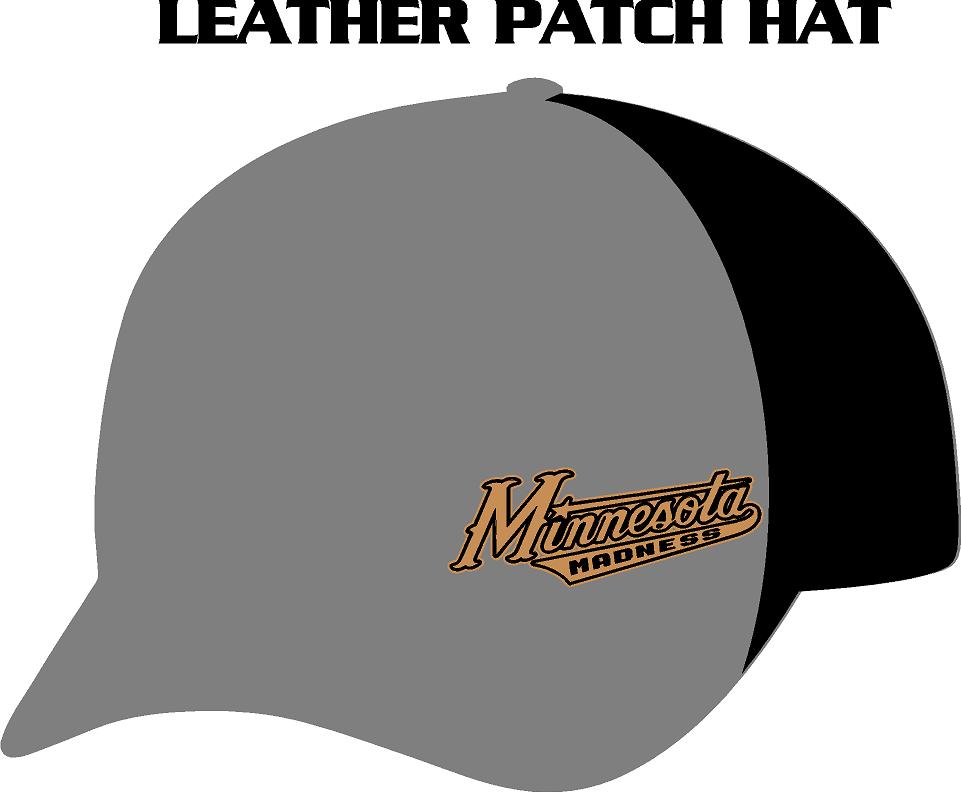 #436 Team Minnesota Madness Leather Patch Hat