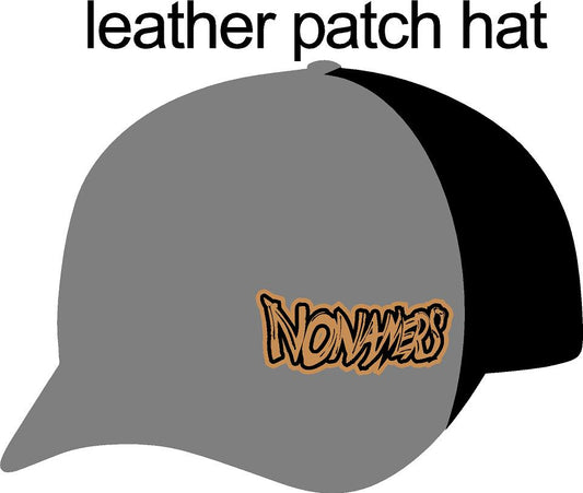 #408 Team Nonamers Leather Patch Hat