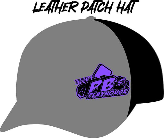 #409 Team PB's Playhouse Leather Patch Hat