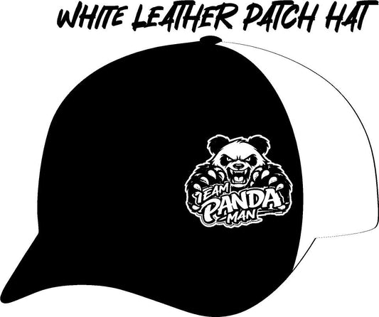#422 Team Panda Man Leather Patch Hat