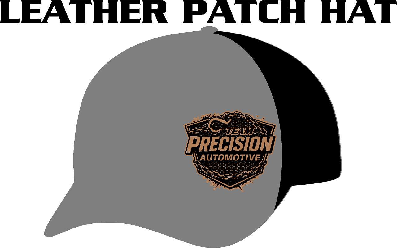 #347 Team Precision Automotive Leather Patch Hat