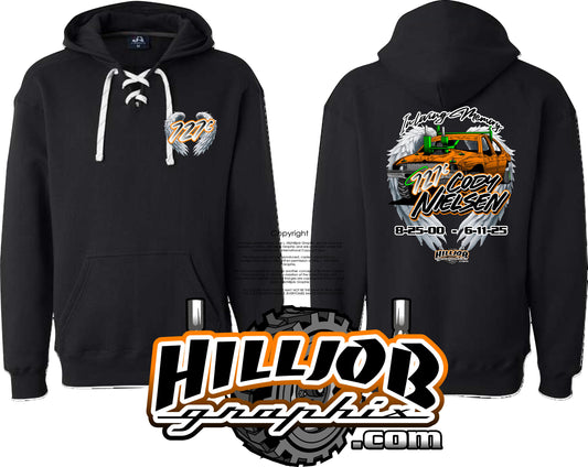 #255 Shyan Bennett Cody Tribute Hockey Hoodie