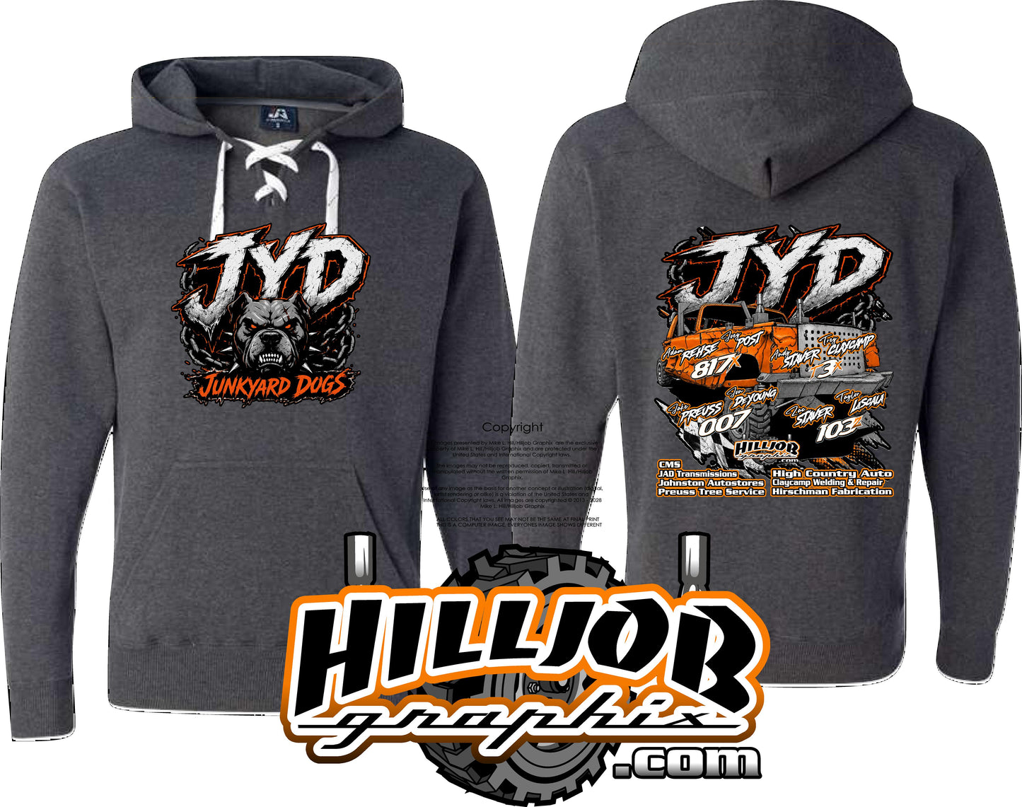 #395 Team JYD Hockey Hoodie