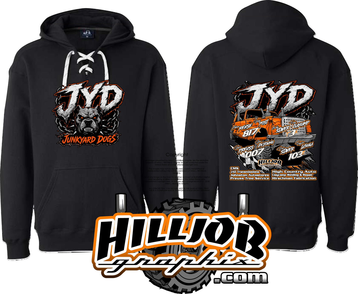 #395 Team JYD Hockey Hoodie