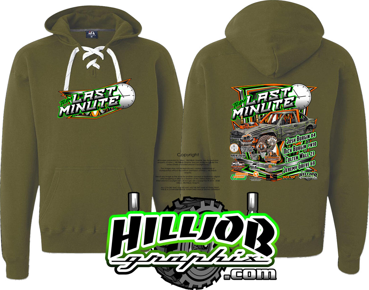 #433 Team Last Minute Compact Hockey Hoodie