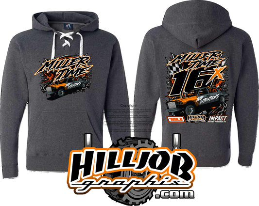 #390 Miller Time Hockey Hoodie